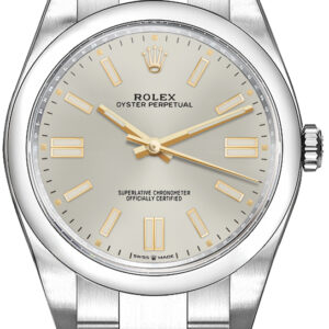 Oyster Perpetual Silver Dial 36mm Women's Watch 126000-0001