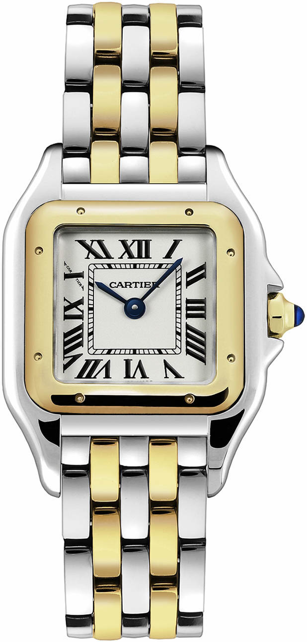 panthere de cartier gold and steel womens watch w2pn0007 panthere de cartier gold and steel womens watch w2pn0007