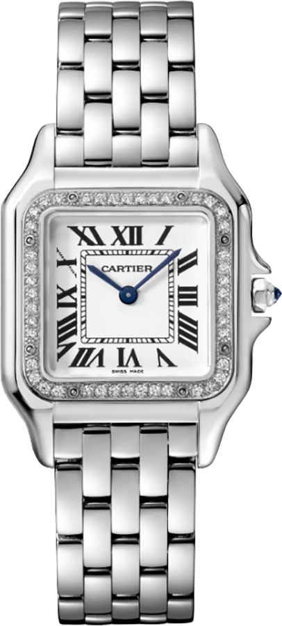 panthere de cartier stainless steel diamonds womens watch w4pn0018 panthere de cartier stainless steel diamonds womens watch w4pn0018