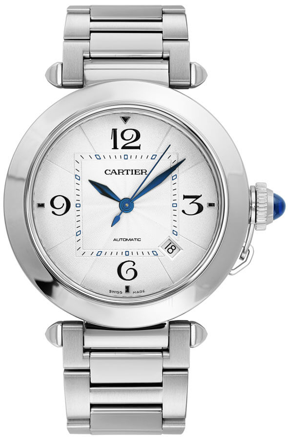 pasha 41mm steel automatic mens watch wspa0009 pasha 41mm steel automatic mens watch wspa0009