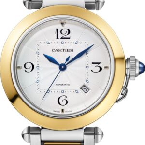 pasha yellow gold steel automatic mens watch w2pa0009