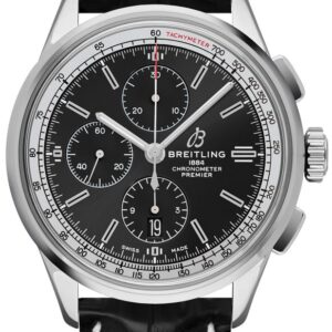 Premier Chronograph 42 Black Men's Watch A1331535/BG97-744P