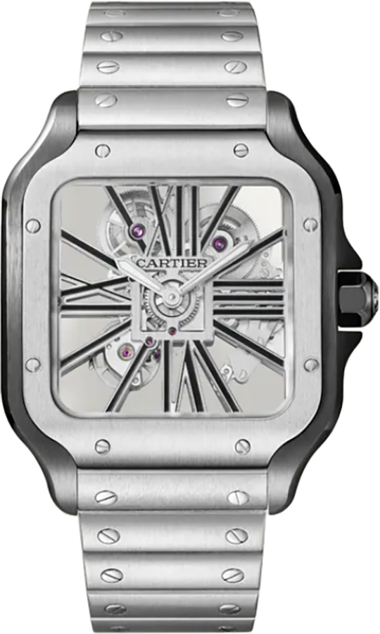 santos de cartier large manual winding mens watch whsa0027 santos de cartier large manual winding mens watch whsa0027