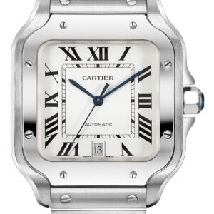 santos de cartier large mens watch wssa0018