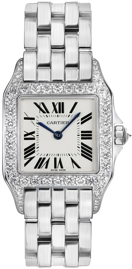 santos demoiselle solid 18k white gold womens watch wf9004y8 santos demoiselle solid 18k white gold womens watch wf9004y8