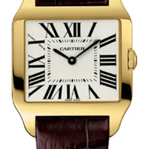 santos dumont 18k yellow gold womens watch w2009351
