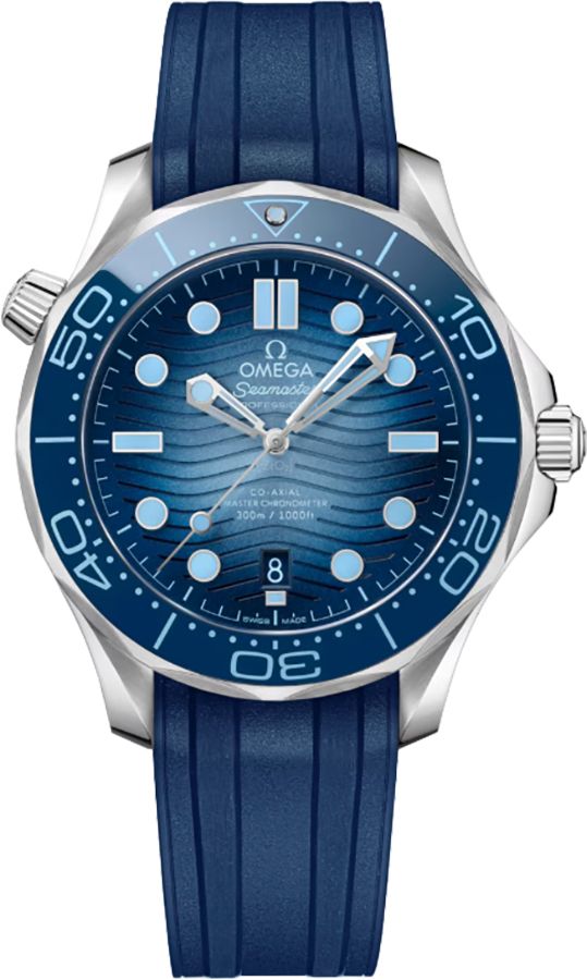 seamaster diver summer blue steel mens watch 21032422003002 seamaster diver summer blue steel mens watch 21032422003002