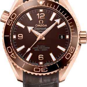 seamaster planet ocean brown dial mens watch 21563402013001
