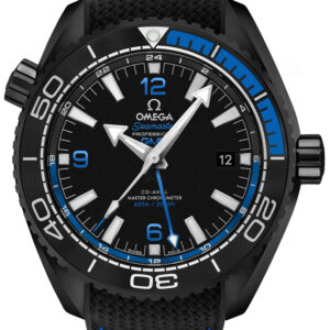 seamaster planet ocean deep black automatic mens watch 21592462201002