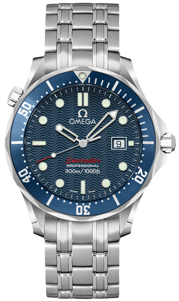 seamaster quartz blue dial mens watch 22218000 seamaster quartz blue dial mens watch 22218000