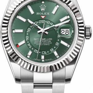 Sky-Dweller Green Dial Automatic 42mm Men's Watch 336934-0001