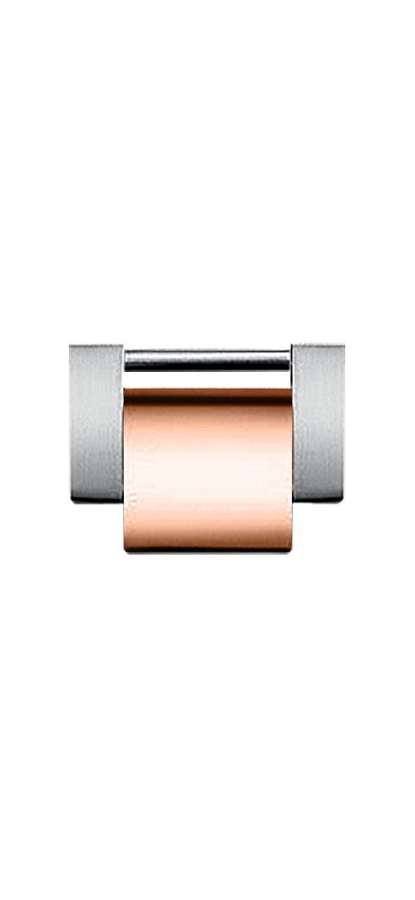 stainless steel with 18k rose gold oyster 13mm link rosr130a stainless steel with 18k rose gold oyster 13mm link rosr130a