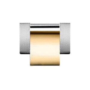 stainless steel yellow gold oyster 12mm link rosy120a