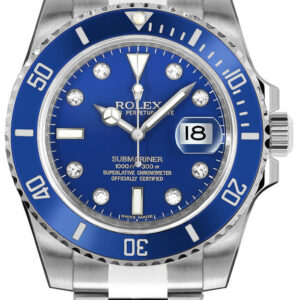 Submariner Date Blue Diamond Mens Watch M116619LB-0002