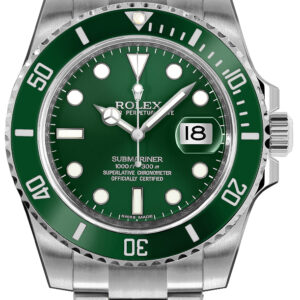 Submariner Date Green Dial Oystersteel Men's Watch 116610LV-0002