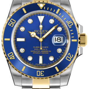 Submariner Men's Watch 116613LB Diamond Dial