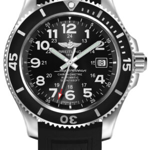 Superocean II 42 Black Dial Men's Watch A17365C91B1S2