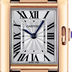 tank anglaise 18k rose gold womens watch w5310041