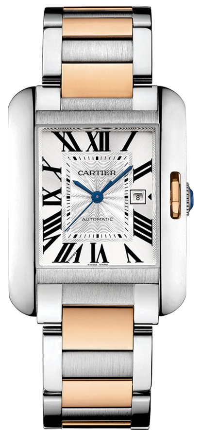 tank anglaise solid 18k rose gold steel luxury watch w5310006 tank anglaise solid 18k rose gold steel luxury watch w5310006