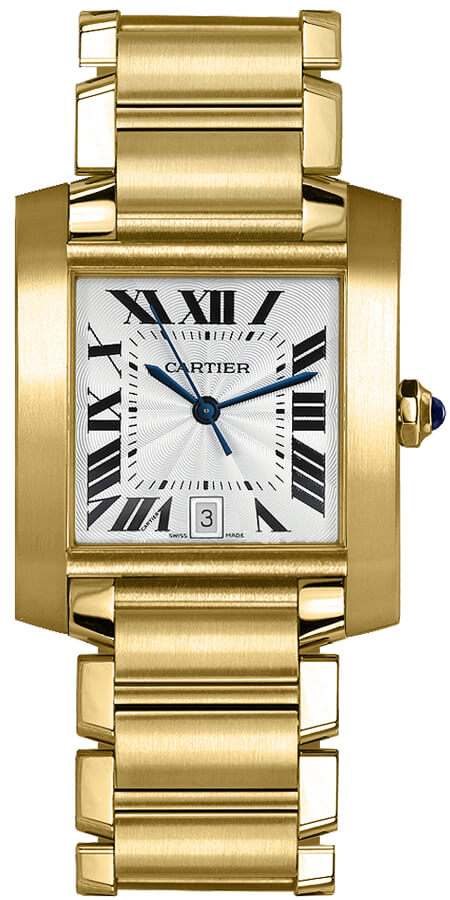 tank francaise 18k yellow gold mens watch w50001r2 tank francaise 18k yellow gold mens watch w50001r2