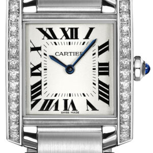 tank francaise diamond stainless steel womens watch w4ta0009