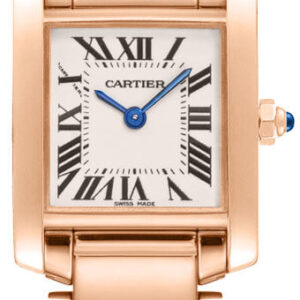 tank francaise small 18k rose gold womens watch wgta0029