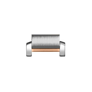tank francaise stainless steel 18k rose gold 15mm link w51027q4