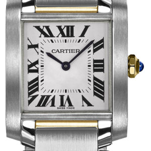 tank francaise two tone silver dial womens watch w2ta0003