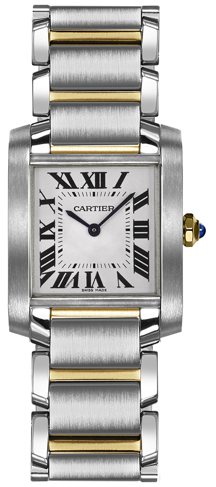 tank francaise two tone silver dial womens watch w2ta0003 tank francaise two tone silver dial womens watch w2ta0003