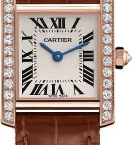 tank francaise womens gold diamond bezel watch we104531
