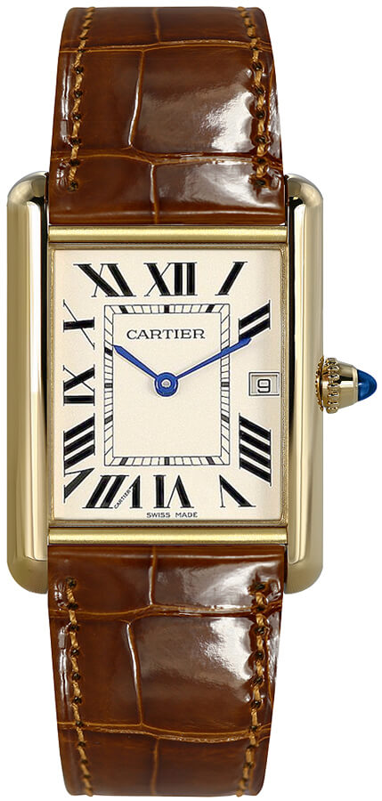 tank louis 18k gold luxury watch w1529756 tank louis 18k gold luxury watch w1529756