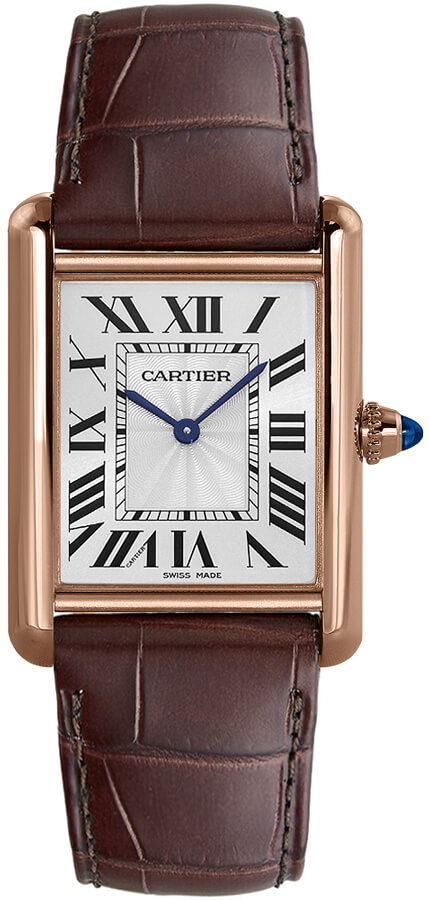 tank louis 18k solid gold brown leather womens watch wgta0011 tank louis 18k solid gold brown leather womens watch wgta0011