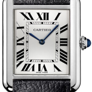 Tank Solo Steel Roman Numeral Dial Men's or Women's Watch WSTA0028