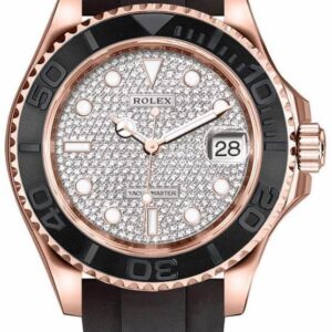 Yacht-Master 37 Diamond Paved Dial Unisex Watch 268655-0019
