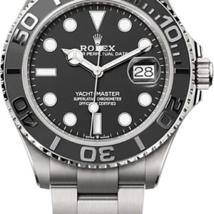 Yacht-Master 42 Black Dial Titanium Men's Watch 226627-0001