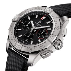 avenger b01 chronograph 44 black dial mens watch ab0147101b1x1