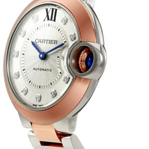 ballon bleu 33mm 18k rose gold steel womens watch w3bb0006