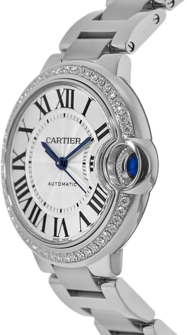 ballon bleu 33mm steel diamonds womens watch w4bb0023 ballon bleu 33mm steel diamonds womens watch w4bb0023