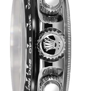 cosmograph daytona mens black dial oystersteel watch 116500ln 0002