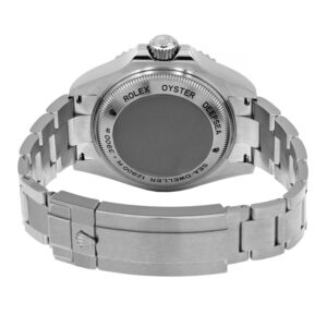 deepsea black dial oystersteel 44mm mens watch 116660 0001