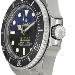 deepsea d blue dial oystersteel luxury mens watch 116660 0003