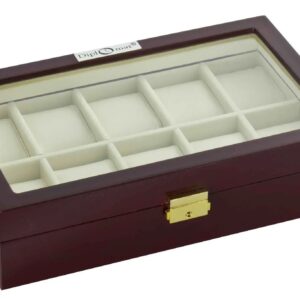 diplomat 10 piece rosewood watch box