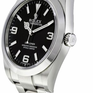 explorer 39mm automatic stainless steel mens watch 214270 0003
