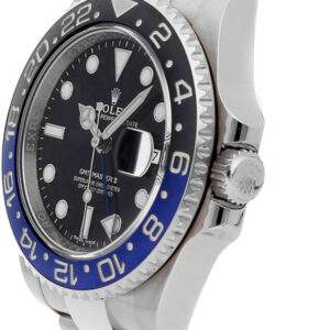 gmt master ii batman 40mm mens watch 116710blnr 0002