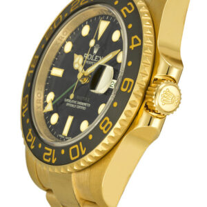 gmt master ii gold mens watch 116718ln 0001