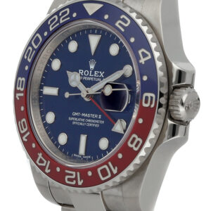 gmt master ii pepsi blue dial mens watch 126719blro 0003