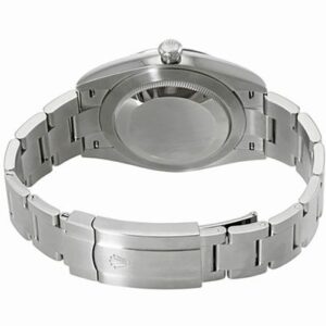 oyster perpetual 41 yellow dial oystersteel mens watch 124300 0004