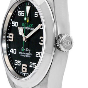 oyster perpetual air king black dial mens watch 116900 0001