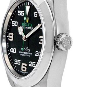 oyster perpetual air king oystersteel mens watch 116900