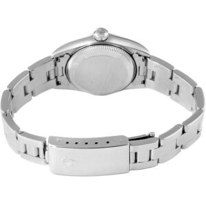 oyster perpetual date black dial womens watch 69160
